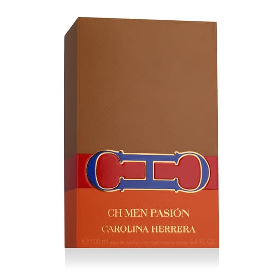 Флакон Carolina Herrera CH Men Pasión EDP крупным планом
