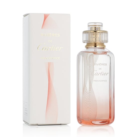 Close-up of Cartier Rivières de Cartier Insouciance EDT bottle
