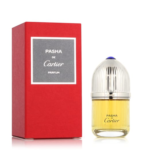 Elegant bottle of cartier pasha de cartier parfum