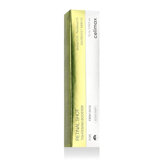 Упаковка Celimax Retinal Shot Tightening Booster Бутылочка Celimax Retinal Shot Tightening Booster