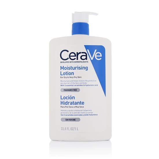 CeraVe Moisturising Lotion Bottle Close-Up