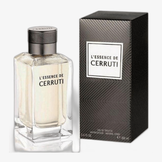 Close-up of Cerruti L'Essence de Cerruti EDT bottle