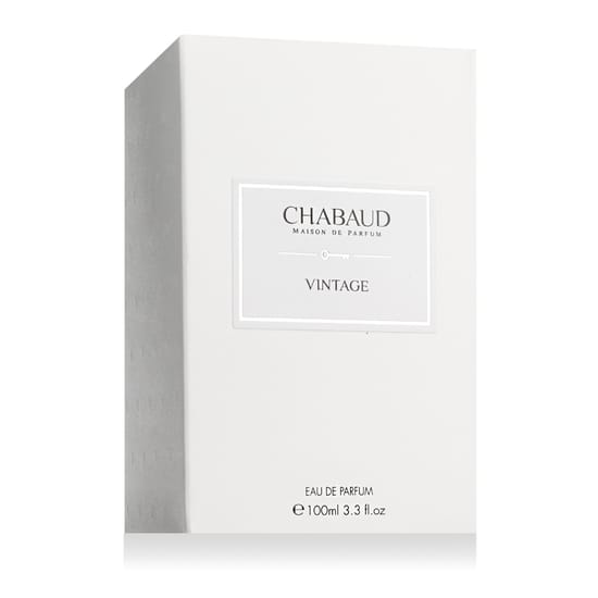 Close-up of elegant Chabaud Vintage EDP bottle