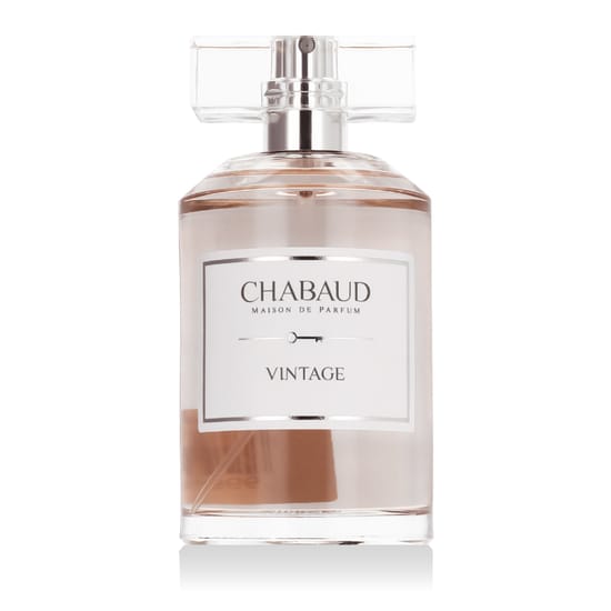 Close-up of elegant Chabaud Vintage EDP bottle
