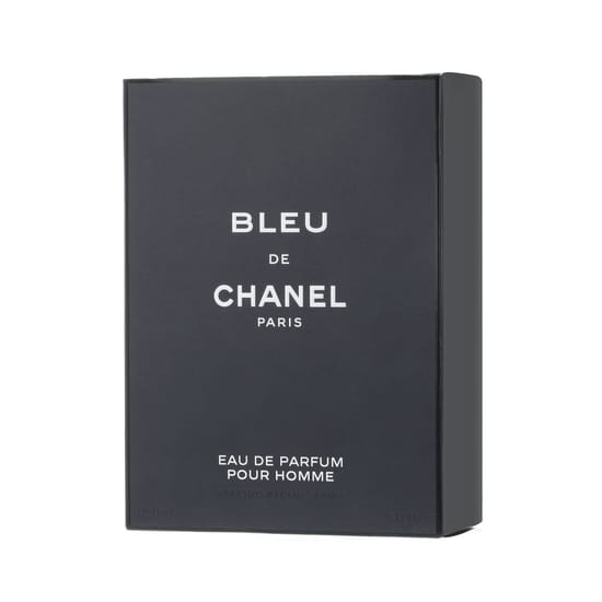 Minimalistlik ja elegantne Chanel Bleu de Chanel EDP pudel, mis peegeldab ajatut isikupära