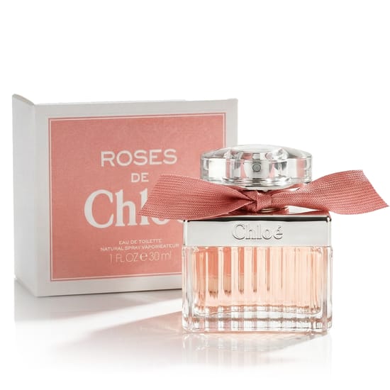 Флакон аромата Chloé Roses de Chloé EDT с нежным цветочным дизайном