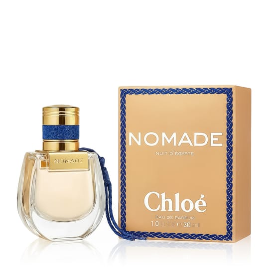 Бутылка парфюма Chloé Nomade Nuit d’Egypte крупным планом