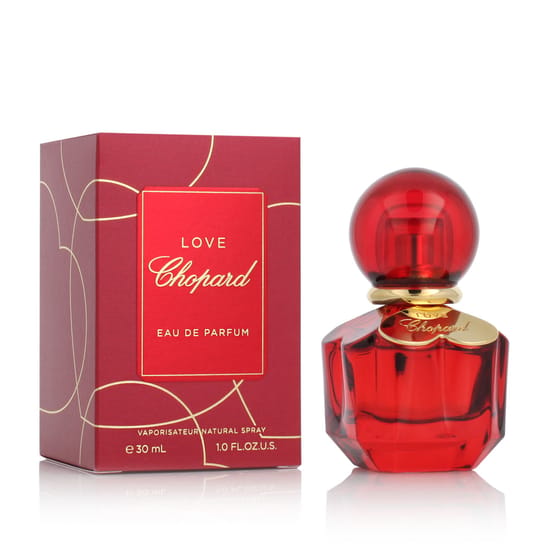 Bottle and packaging of Chopard Love Chopard Eau de Parfum