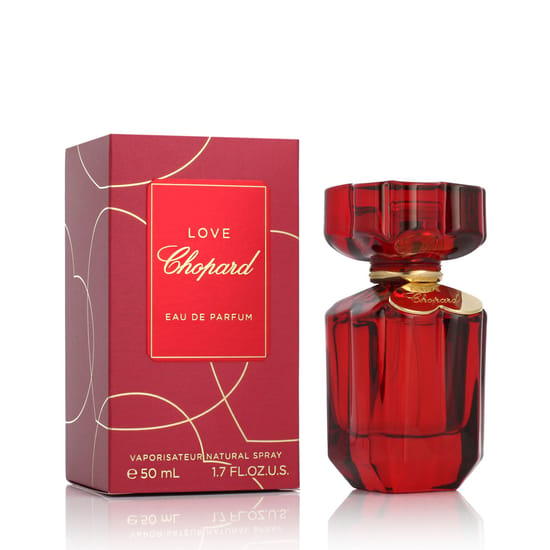 Bottle and packaging of Chopard Love Chopard Eau de Parfum