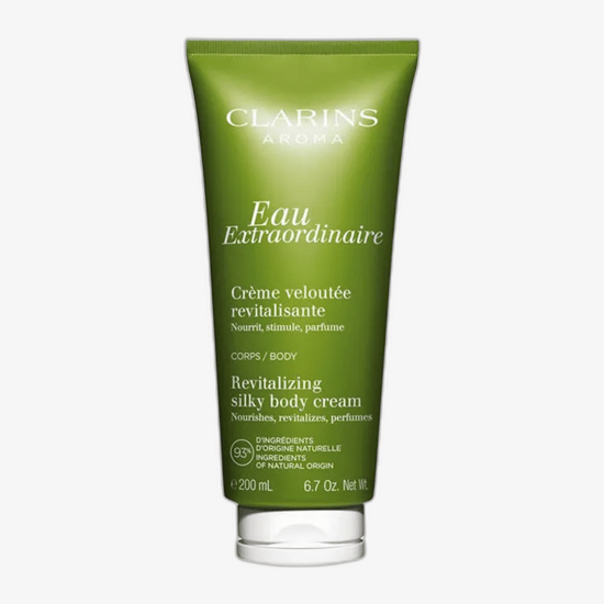 Clarins Eau Extraordinaire niisutava kehakreemi pakend