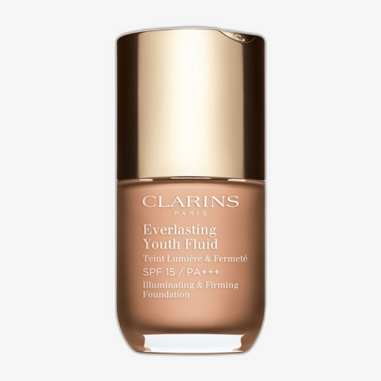 Clarins Everlasting Youth Fluid SPF 15 (110N) pudeli detailne vaade