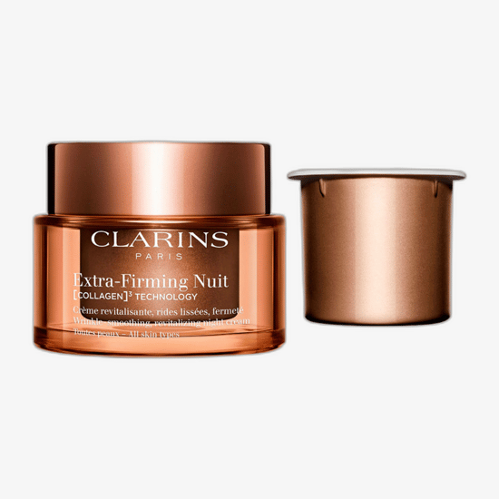 Clarins Extra Firming Nuit Night Cream Jar Close-Up