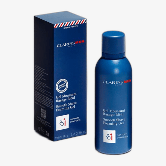 Clarins men smooth shave foaming gel pakend Pehme raseerimise geel Clarins menilt