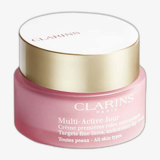 Крем для лица Clarins Multi-Active Jour SPF в упаковке
