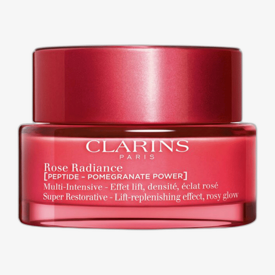 Бутылочка крема Clarins Multi-Intensive Rose Radiance Cream