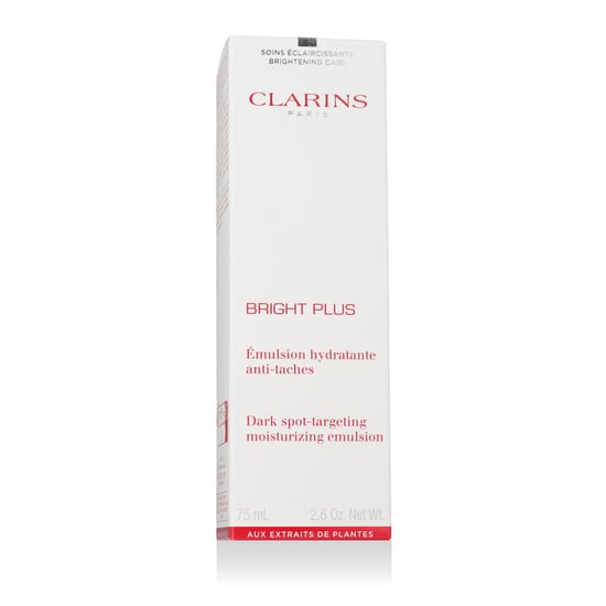 Close-up Clarins Bright Plus tumedate laikude vastu suunatud niisutav emulsioon