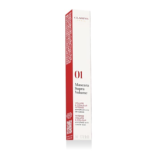 Suur plaan Clarins Supra Volume ripsmetušš 01 intensiivne must varjund