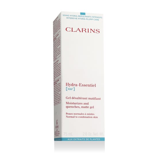 Clarins Hydra-Essentiel [HA²] Matte Gel with a lightweight, hydrating texture for combination and oily skin