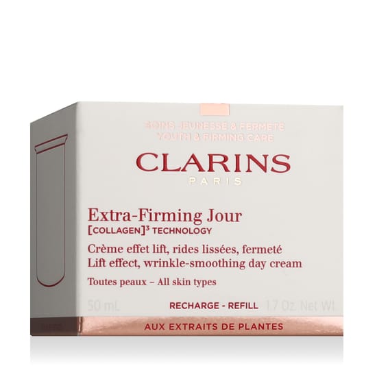 Крупный план баночки с Clarins Extra Firming Jour Day Cream