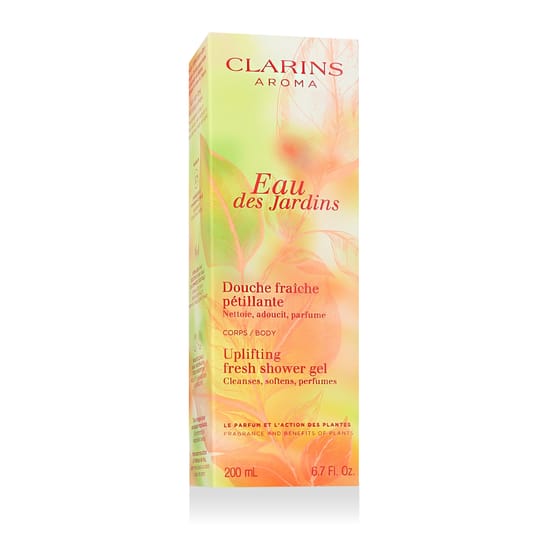 Refreshing shower gel Eau des Jardins by Clarins