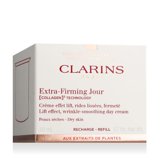 Крупный план крема Clarins Extra Firming Jour Day для сухой кожи