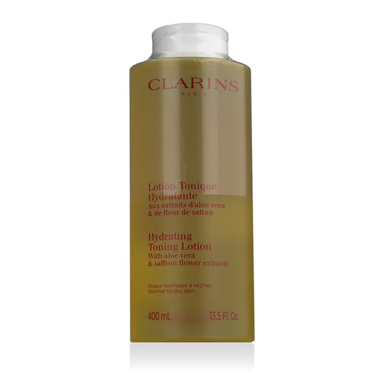 Clarins hydrating toning lotion with aloe vera and saffron flower