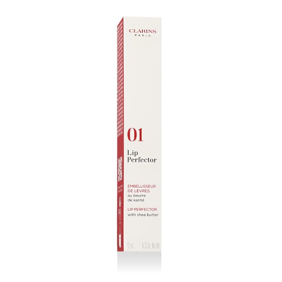 Clarins Lip Perfector (01 Rose Shimmer) hydrating gloss with shimmer finish