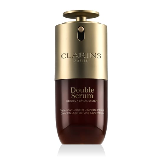 Clarins Double Serum Complete Age-Defying Concentrate Clarins Double Serum Complete Age-Defying Concentrate in packaging