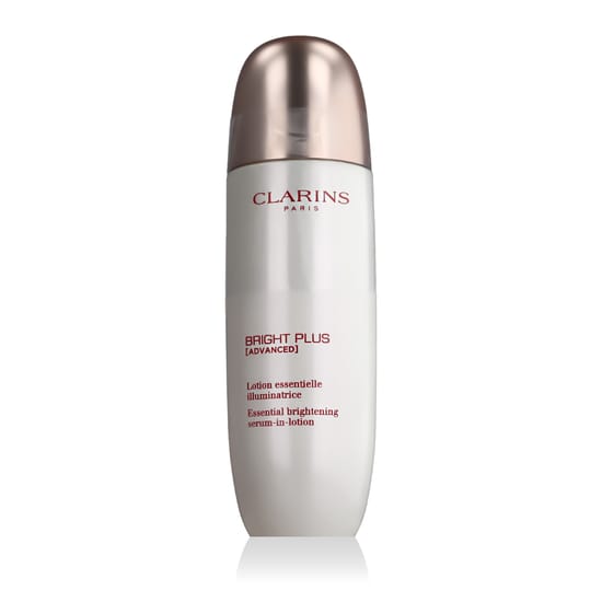 Clarins Bright Plus Advanced Essential Brightening Serum-In-Lotion pudeli lähedalt