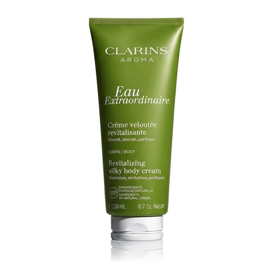 Clarins Eau Extraordinaire niisutava kehakreemi pakend