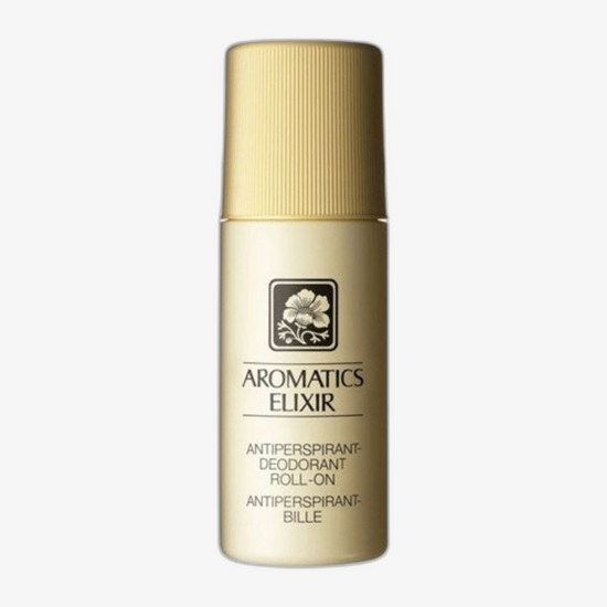 Флакон роликового дезодоранта Clinique Aromatics Elixir крупным планом