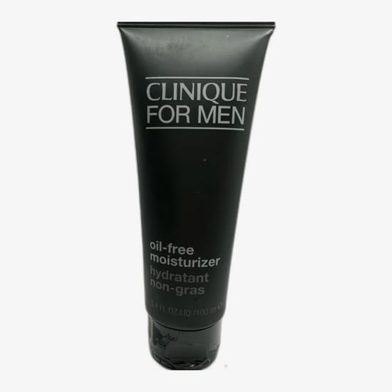 Original packaging of Clinique for men oil free moisturizer Clinique for men oil free moisturizer bottle close-up