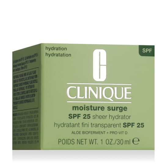 Clinique Moisture Surge Sheer Hydrator SPF lähedalt