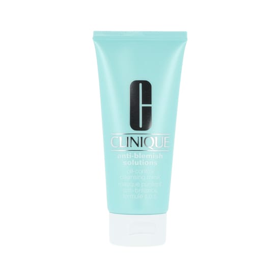Close-up of Clinique Anti Blemish Solutions Cleansing Mask tube