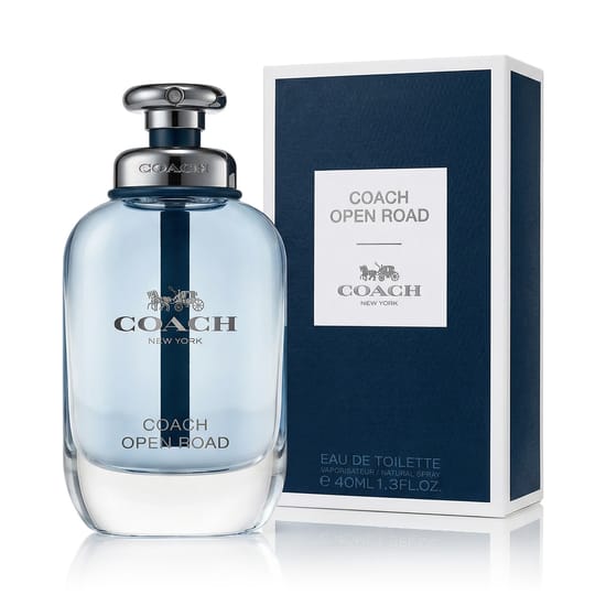 Close-up of Coach Coach Open Road EDT bottle
