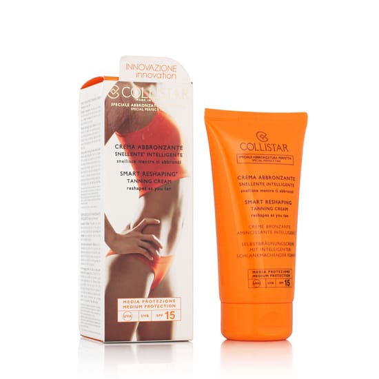 Collistar Smart Reshaping Tanning Cream SPF 15 in Damaged Box