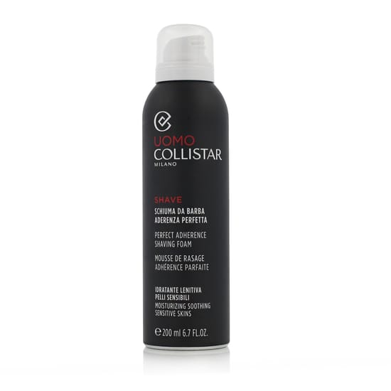 Collistar Uomo Shave Perfect Adherence raseerimisvahtu pudeli lähedalt