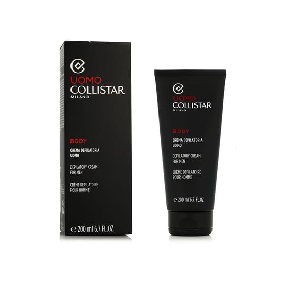 Collistar uomo body depilatory cream tube and packaging
