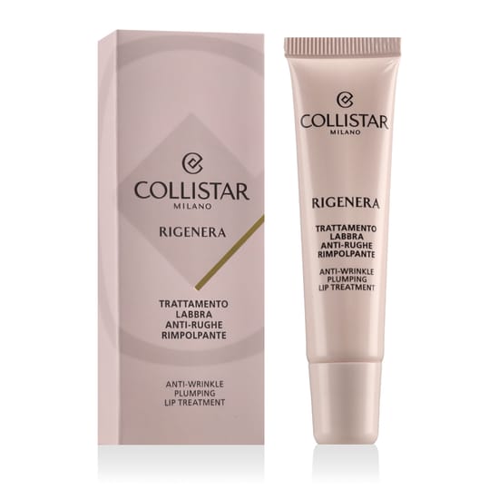 Collistar Rigenera Lip Treatment Packaging Collistar Rigenera Anti-Wrinkle Plumping Lip Treatment Tube