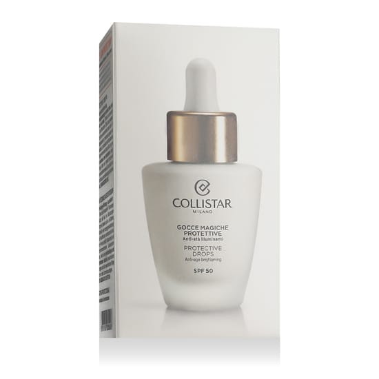 Collistar Daily Protection Protective Drops SPF 50 õrna konsistentsiga tilgad pudelis