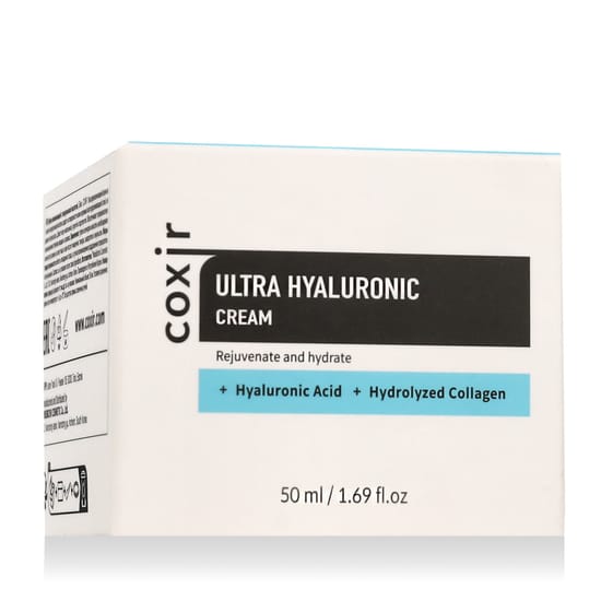 Niisutav kreem Coxir Ultra Hyaluronic pakendis
