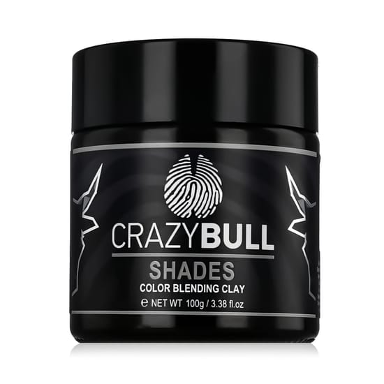 CrazyBull Shades Color Blending Clay minimalistliku kujundusega originaalpakendis CrazyBull Shades Color Blending Clay – minimalistlik juuksekujundus, loomulik volüüm