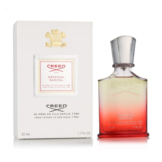 Close-up of Creed Original Santal EDP bottle