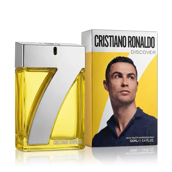 Bottle of Cristiano Ronaldo CR7 Discover EDT fragrance