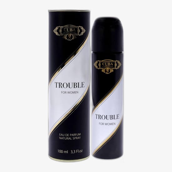 Elegant bottle of Cuba Cuba Trouble EDP
