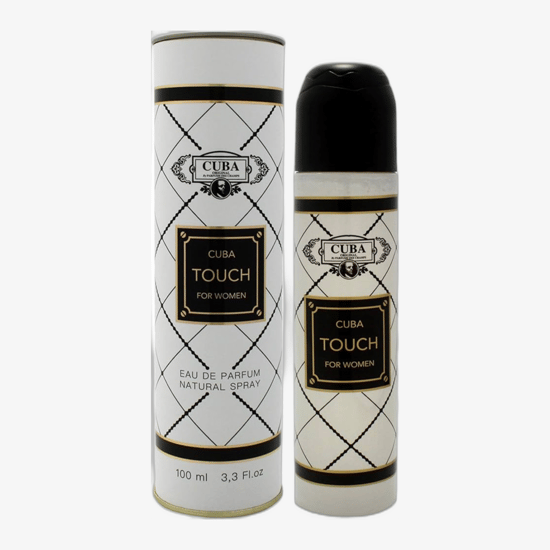Cuba Touch EDP bottle with minimalist design