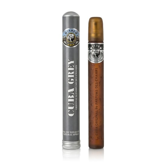 Original packaging of Cuba Grey EDT Cuba Grey EDT bottle with elegant design