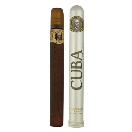 Cuba Gold EDT - bottle with a golden fragrance