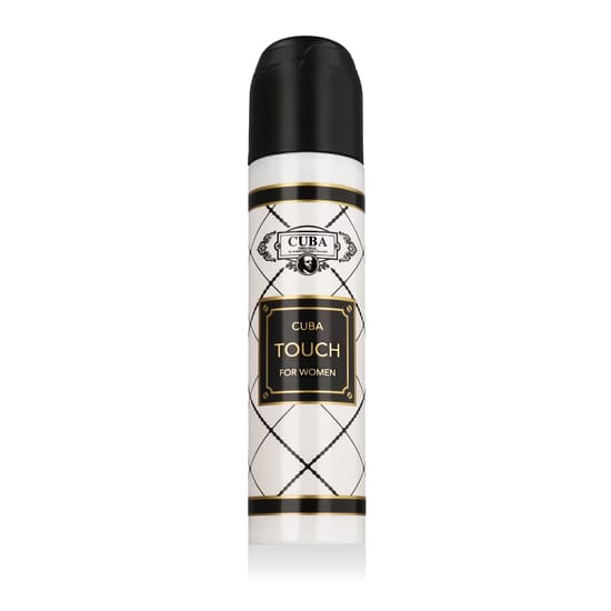Original packaging of Cuba Touch EDP Cuba Touch EDP bottle in stylish design