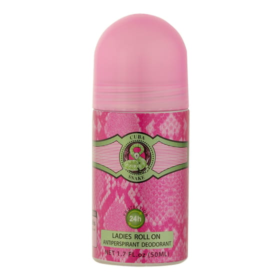 Cuba Jungle Snake Perfumed Deodorant Roll-on Bottle